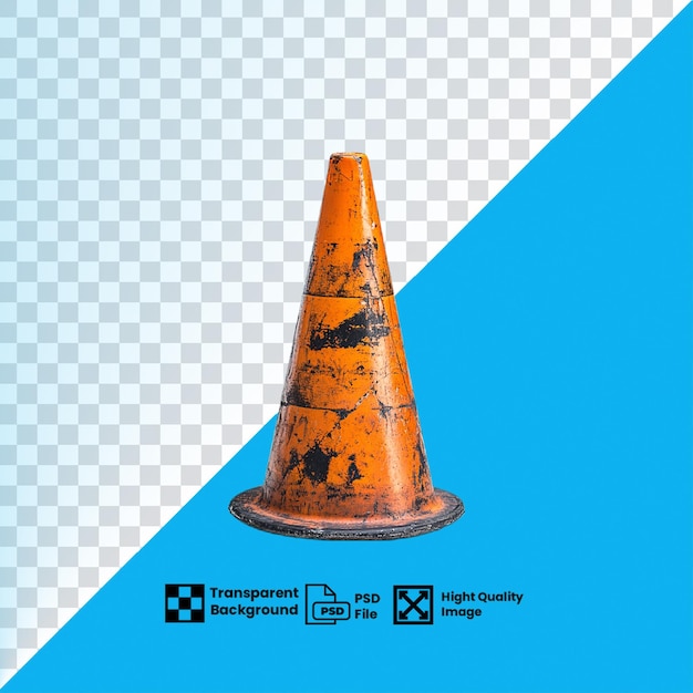 Photo hd quality traffic cone transparent image