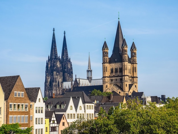 HDR Altstadt Old town in Koeln