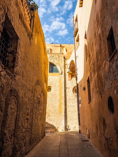 HDR Casteddu meaning Castle quarter in Cagliari