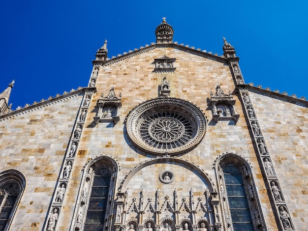 HDR Cathedral church in Como