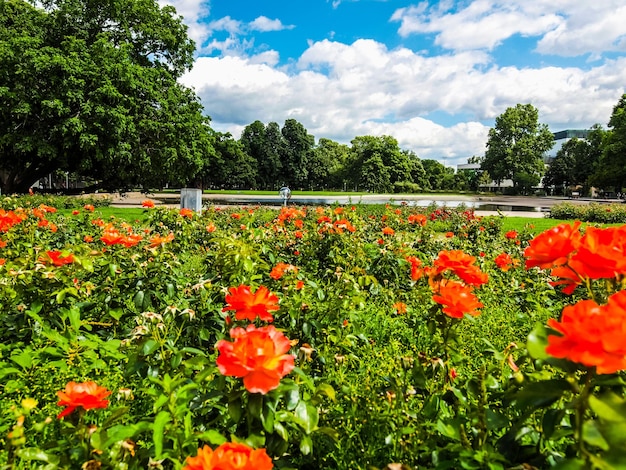 HDR Gardens in Stuttgart Germany