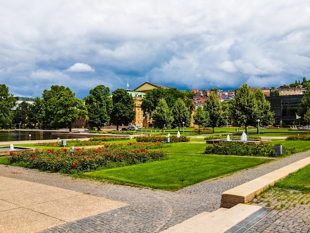 HDR Gardens in Stuttgart Germany