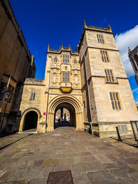 HDR Great Gatehouse Abbey Gatehouse in Bristol