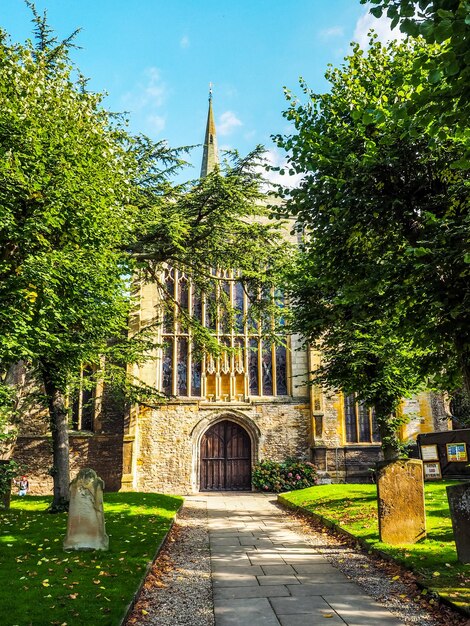 HDR Holy Trinity church in Stratford upon Avon