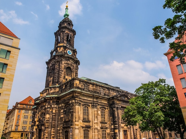 HDR Kreuzkirche in Dresden