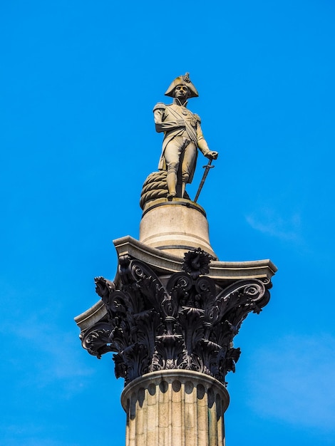 HDR Nelson Column in London