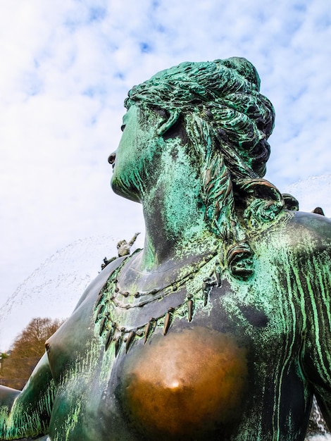 HDR Neptunbrunnen fountain in Berlin