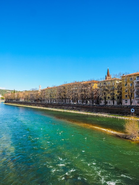 HDR River Adige in Verona