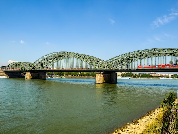 HDR River Rhein bridge