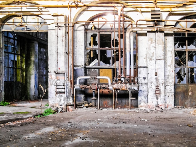 HDR Ruins of OGR Officine Grandi Riparazioni train repair shop i