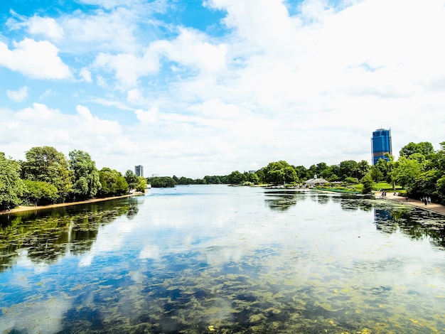 HDR Serpentine lake London