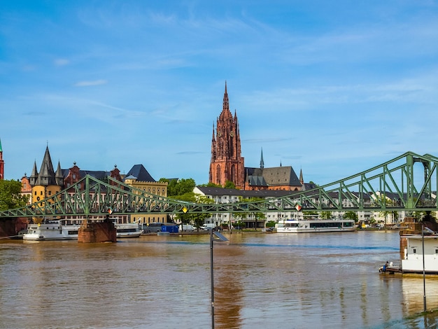 HDR St Bartholomaeus Cathedral in Frankfurt