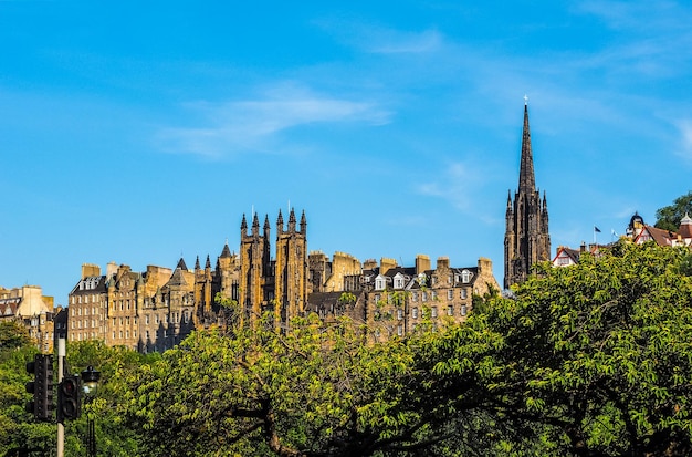 HDR View of the city of Edinburgh