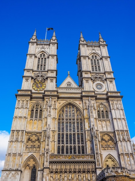 Photo hdr westminster abbey church in london