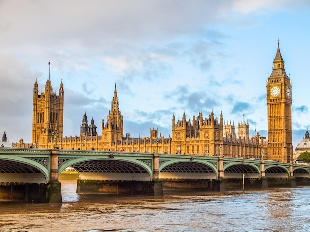 HDR Westminster Bridge in London