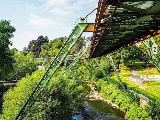 HDR Wuppertaler Schwebebahn Wuppertal Suspension Railway