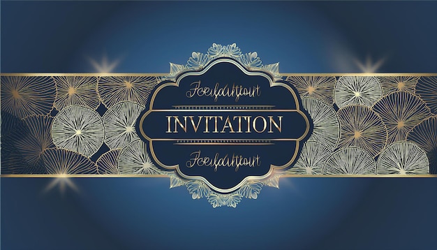 Photo a header for a physical invitation card