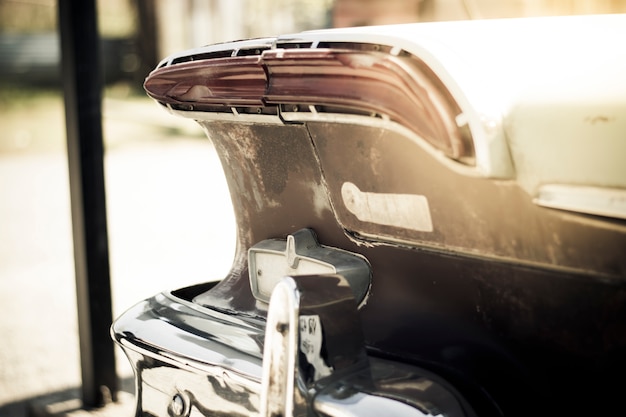 Headlamp of old car