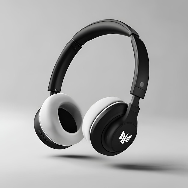 Photo headphone mockup