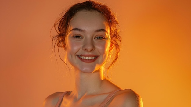 Photo headshot of a smiling dancer