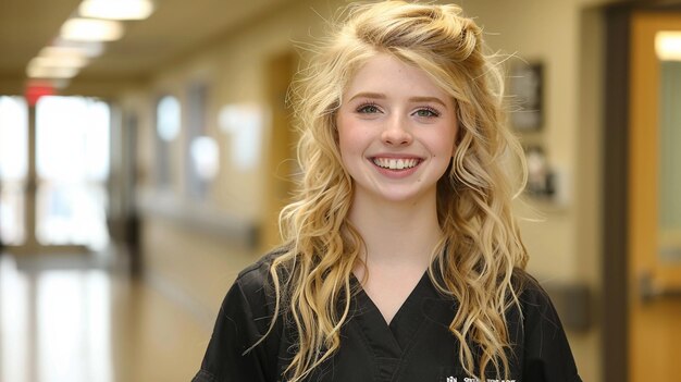 Photo headshot of a smiling dental hygienist