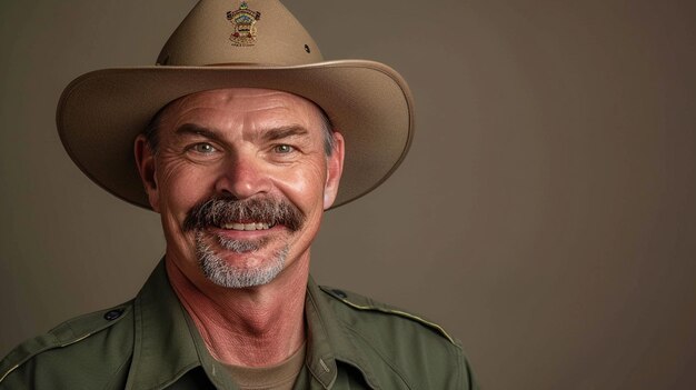 Headshot of a Smiling Park Ranger