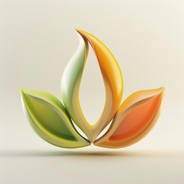 Health and wellness essential oil icon in 3d render style