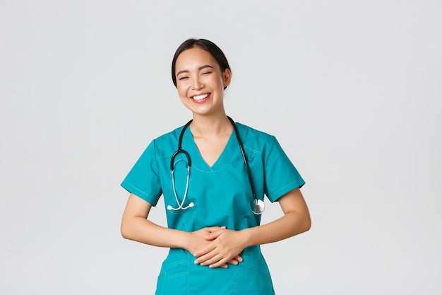 Healthcare Asian nurse posing