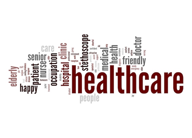 Healthcare word cloud