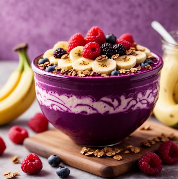 Healthy Acai Berry Bowl