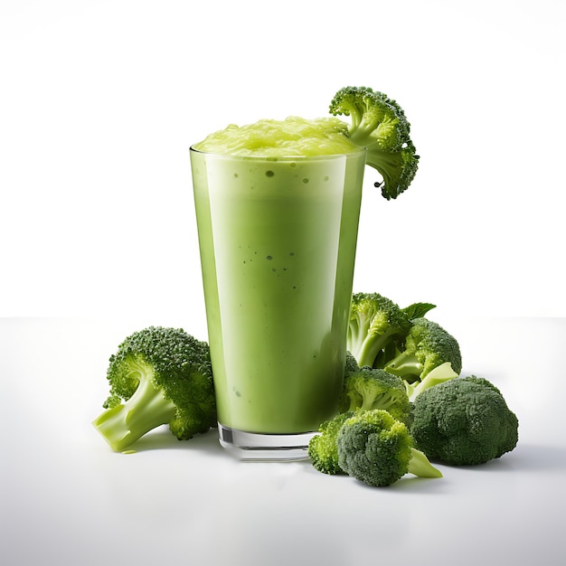 Healthy broccoli smoothie perfect for drink catalog