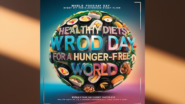 Photo healthy diets for a hungerfree world world food day event join us for global food celebration