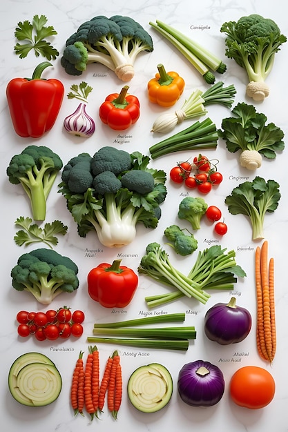 healthy fresh vegetables