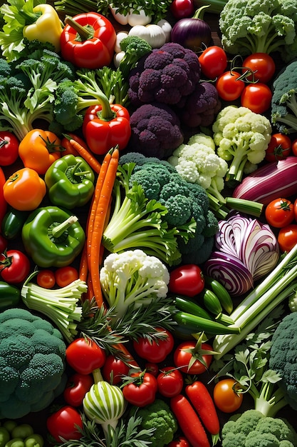 healthy fresh vegetables