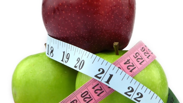 Healthy Fruit Apple and Measurement