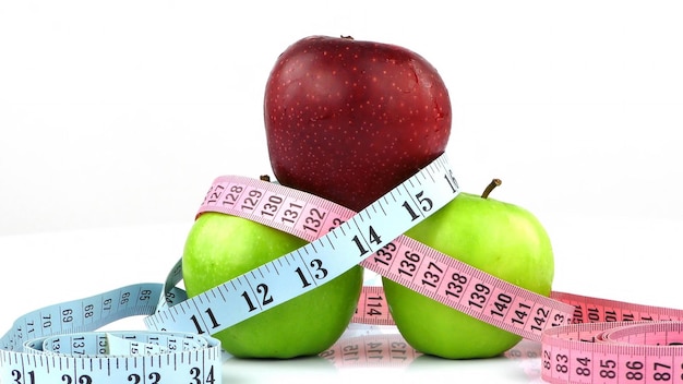 Healthy Fruit Apple and Measurement