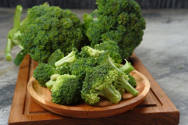 Healthy Green fresh Raw Broccoli Florets