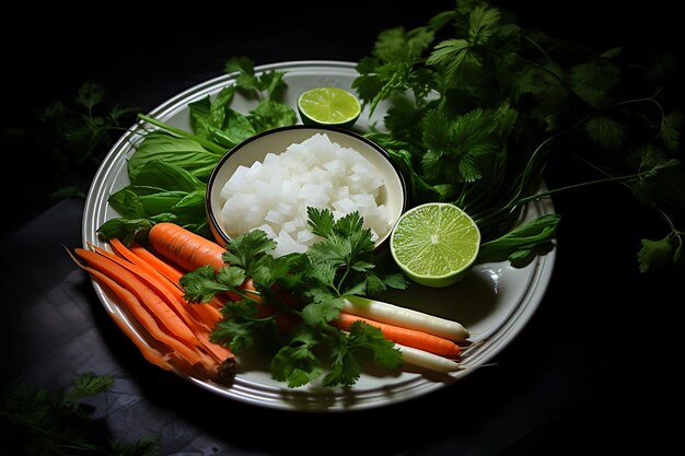 Healthy Indian food and vegetables