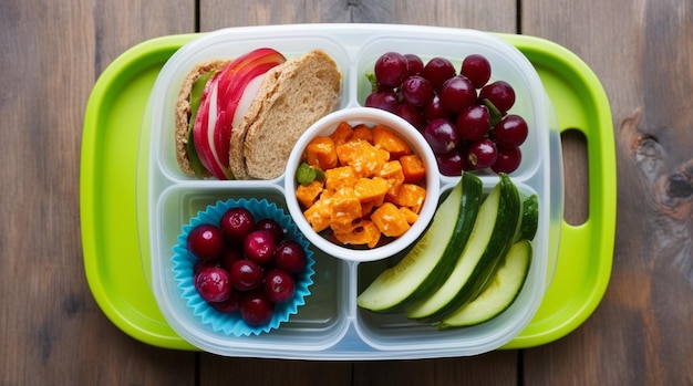 Photo healthy lunch ideas for back to school