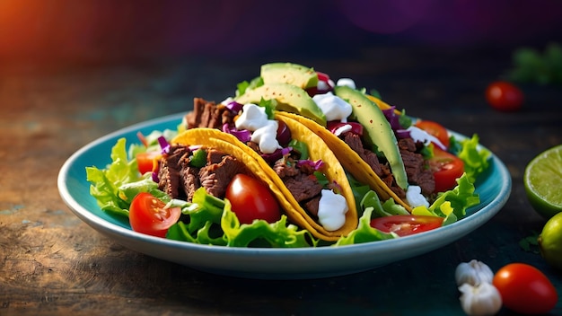 Healthy meal grilled beef taco salad recipe and Celebrating Mexican Culinary Heritage