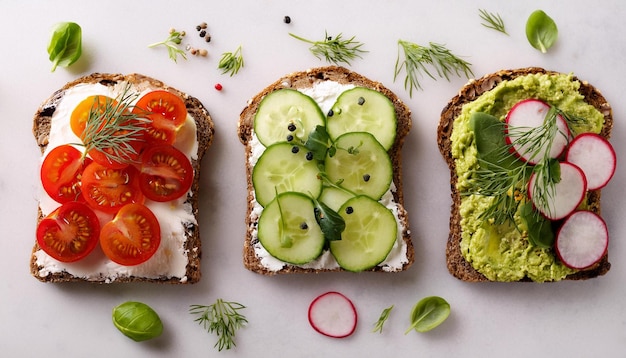 healthy and nutritious sandwiches