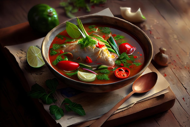 Healthy Thai Kaeng Som food