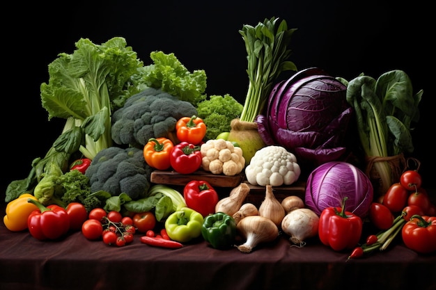 Healthy vegetable photography Promoting healthy lifestyle nutrition and eating