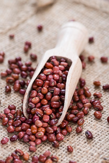 Heap of dried Red Beans