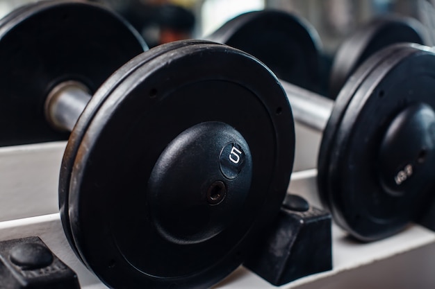 Heap of dumbbells