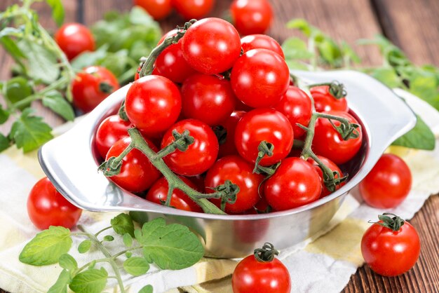 Heap of fresh Cherry Tomatoes