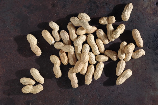 Heap of peanuts