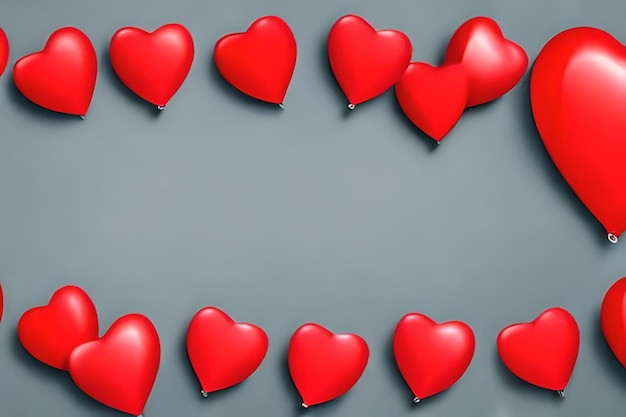 Heart Background Happy Valentines Day Romantic Creative