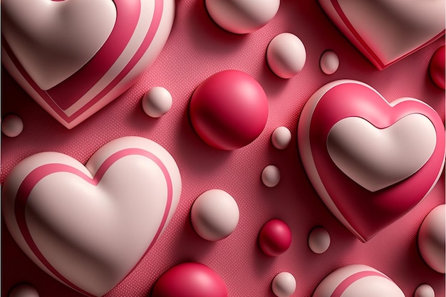 Heart background valentine day