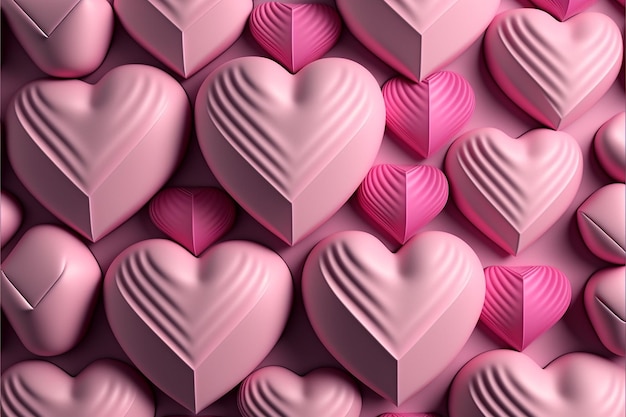 Heart background valentine day